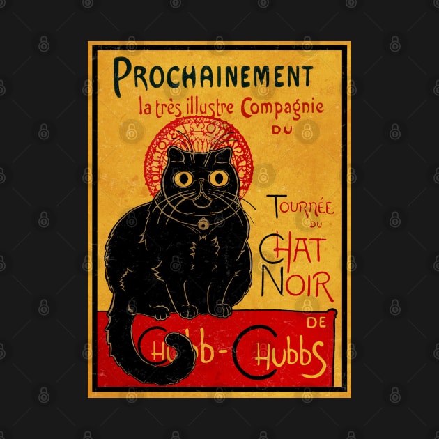 Chat Noir Chubby Chubb - Chubbs T Shirt by Floof Monster Co