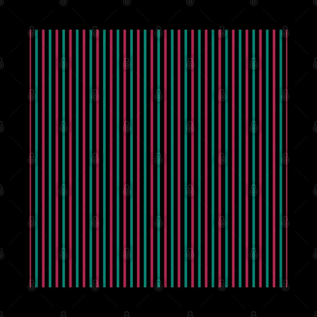 Red and Green straight Lines Pattern by Eskitus Fashion