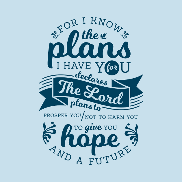 Jeremiah 29:11 Typography by Andrea Maxwell Design