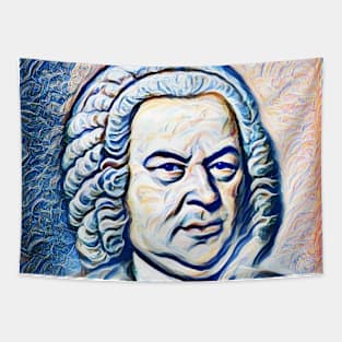 Johann Sebastian Bach Portrait | Johann Sebastian Bach Artwork 11 Tapestry