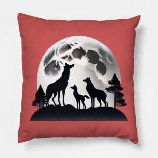 ethiopian wolf Pillow