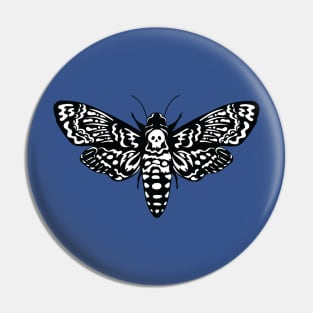 Halloween Death Head Moth Pin