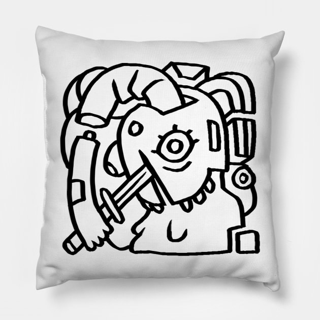 Blarghhhh Darko Pillow by TVVD