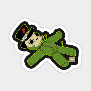 GUYANESE VOODOO DOLL PIRATE DAY Magnet