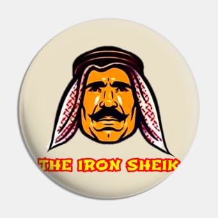 Iron sheik t-shirt Pin