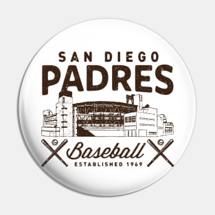 San Diego Padres Stadium by Buck Tee Pin