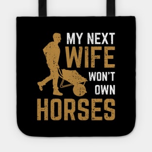 Funny Horse Farm Horseman Horseback Riding Gift Tote