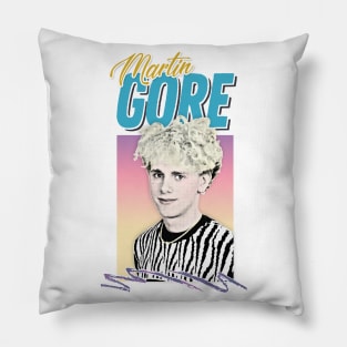 Martin Gore / 80s Style Aesthetic Fanart Design Pillow
