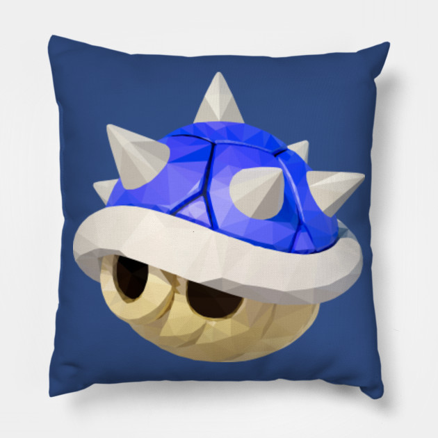 mario blue shell pillow