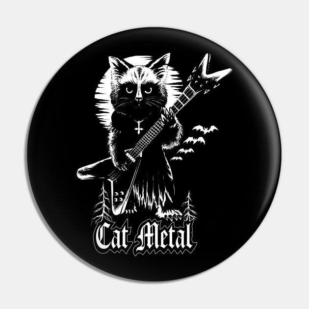 Cat Metal Pin by wildsidecomix