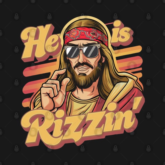He is Rizzin funny Jesus by Dylante