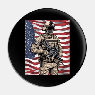 Military Force Pin