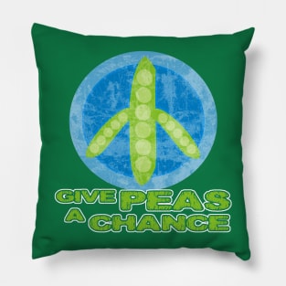 Give Peas a Chance Pillow