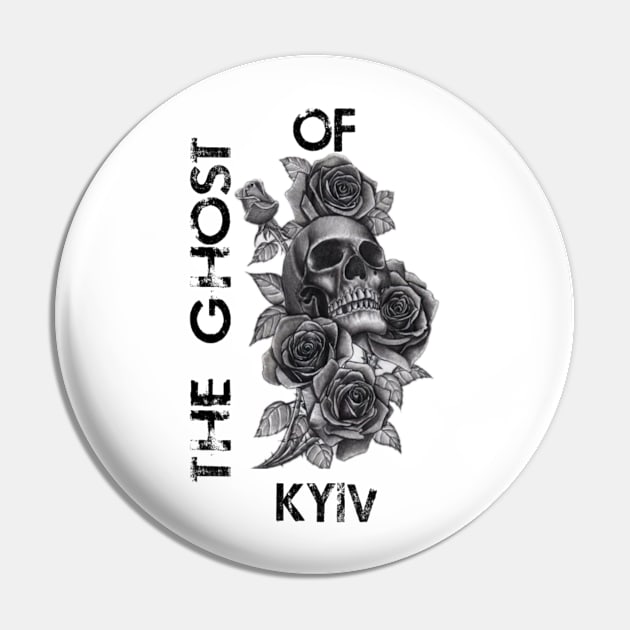 The Ghost of Kyiv Pin by ERRAMSHOP