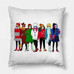 Merry Bitches of the Week! Pillow