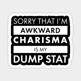 Charisma is My Dump Stats Magnet