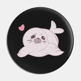 FFXIV - Salt and Pepper Seal [Dark] Pin