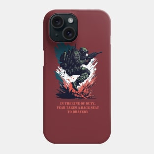 In the Line of Duty Phone Case