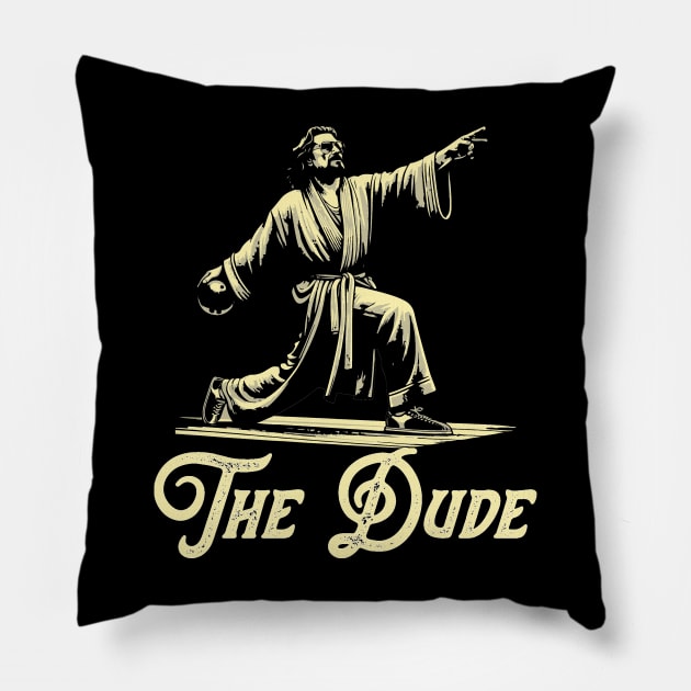 The Dude Lebowski Bowling Pillow by GIANTSTEPDESIGN