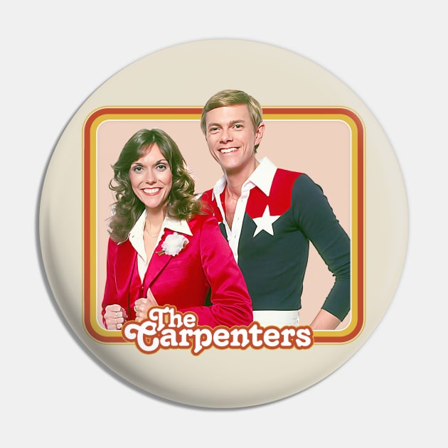 The Carpenters // Retro 70s Aesthetic Fan Design Pin by DankFutura