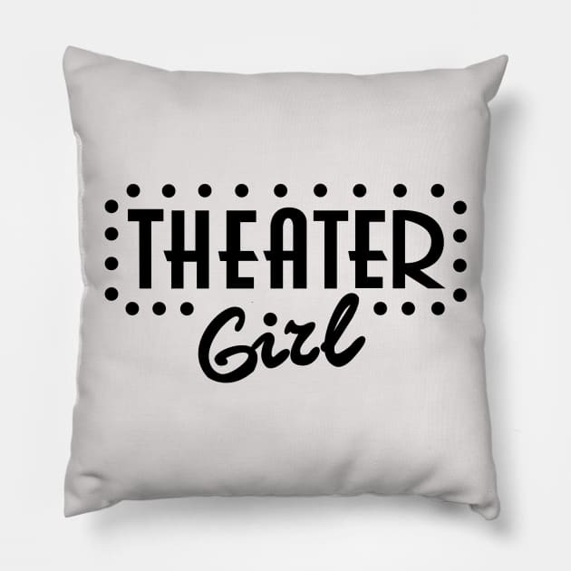 Theater Girl Pillow by KsuAnn