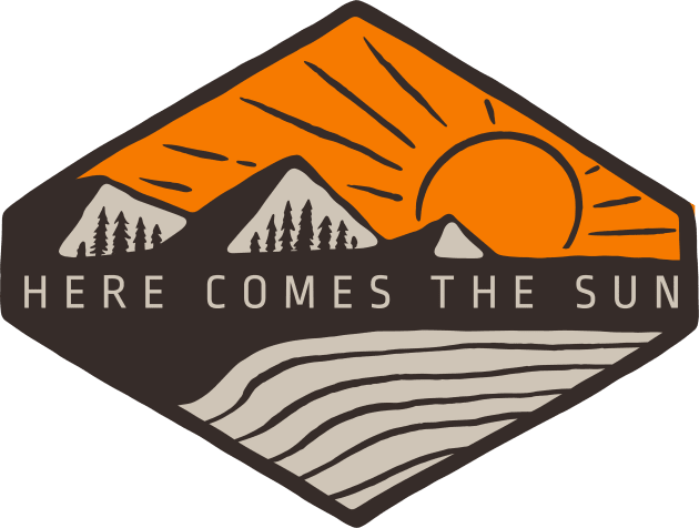 Here Comes the Sun Kids T-Shirt by BodinStreet