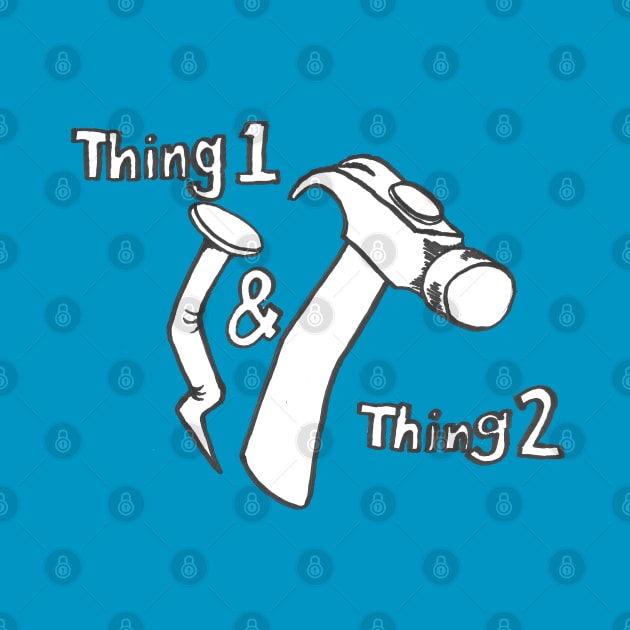 Thing 1 &Thing 2 by atadrawing