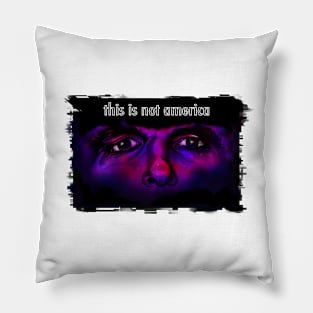 This is Not America - Claes Bang (Spraypaint) Pillow