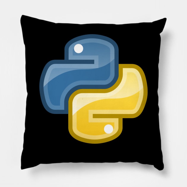 Python Language Logo Pillow by Syntheous