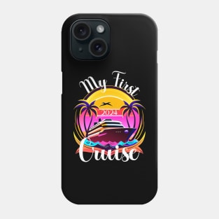 My First Cruise 2024 Matching Family Cruise Phone Case