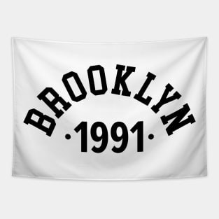 Brooklyn Chronicles: Celebrating Your Birth Year 1991 Tapestry
