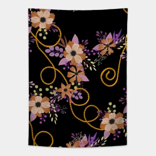 Cute flowers with ropes Tapestry