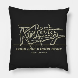 Rockutz Hair Salon 1986 Pillow