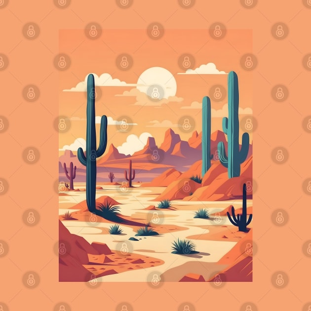 Desert Landscape by VivaLaRetro