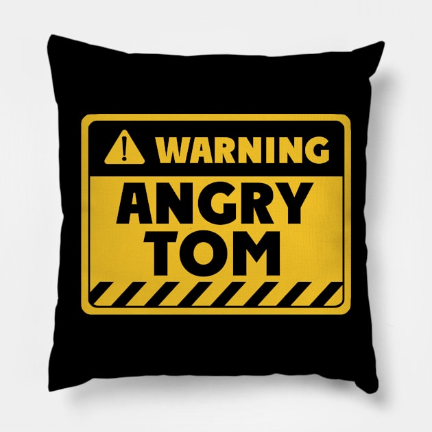 Angry Tom Pillow by EriEri