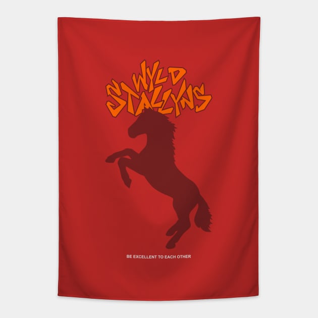 Wyld Stallyns Poster Tapestry by OrangeCup