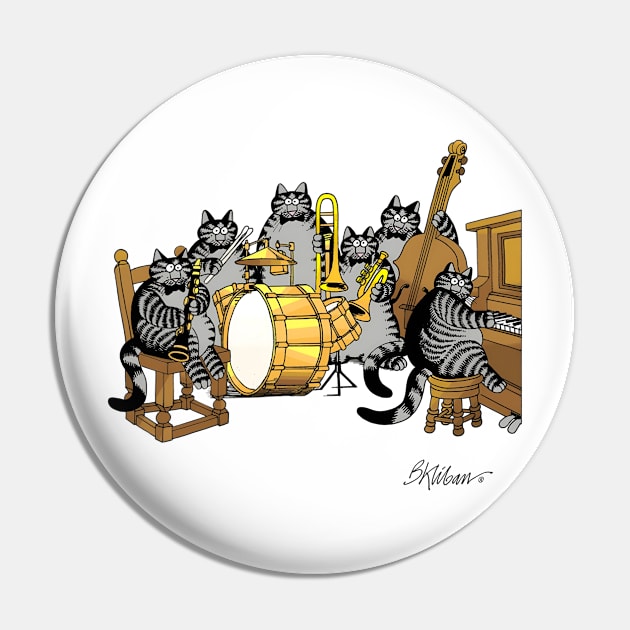 B kliban cat band  guitar Pin by audrinadelvin