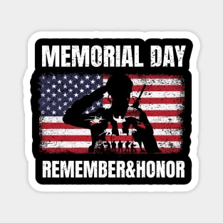 Memorial Day Remember&Honor Magnet