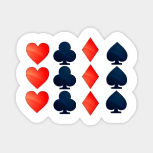 Card Suits Playing Cards Poker Magnet