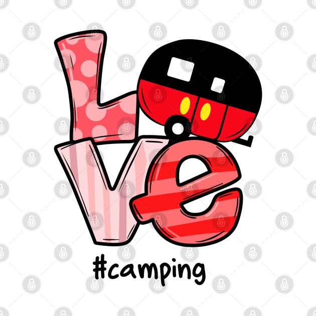 Love Camping - Camping Lover T shirts by Rezaul