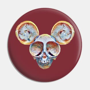 Mouse Skull Pin