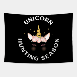 unicorn hunting season Tapestry