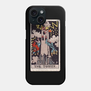 Tarot: The Tower (Vintage) Phone Case