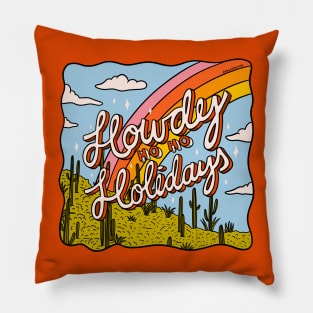 Howdy Ho Ho Holidays Pillow