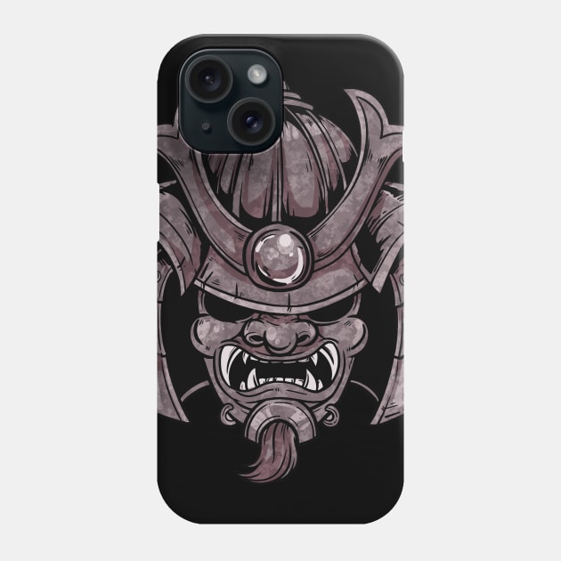 Samurai Ninja Mask Japan Warrior Phone Case by BEEtheTEE