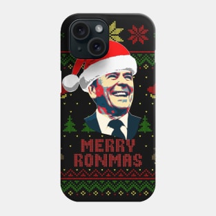 Ronald Reagan Merry Ronmas Phone Case