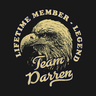 Darren Name - Lifetime Member Legend - Eagle T-Shirt