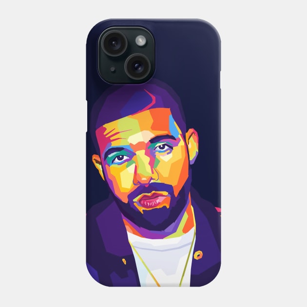 Drake Rapper Phone Case by Zet Art