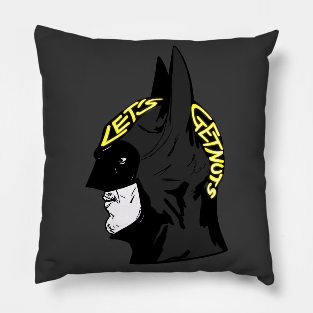 Let’s Get Nuts Pillow by Jamie Collins