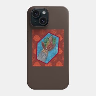 Autumn Leaves on Lounge Background Phone Case